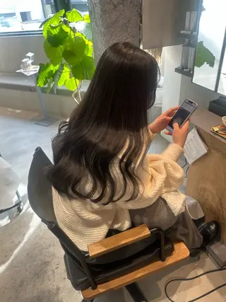 ロング カラー ながたに あやか🎀のヘアスタイル