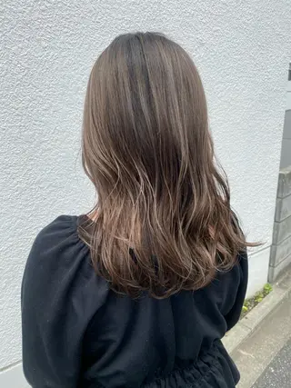 セミロング カラー パーマ ヘアアレンジ メンズ キッズ Forest. -髪質改善-のヘアスタイル