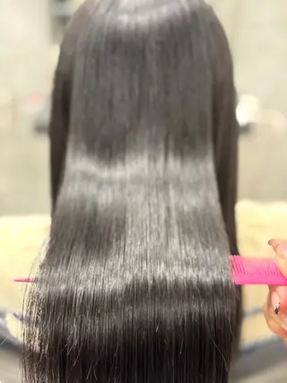 ロング カラー すぐ巻ける縮毛矯正 🍀勝倉　麗のヘアスタイル