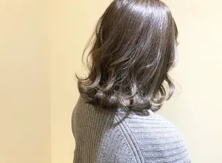 ミディアム カラー ヘアアレンジ 店長/ 加藤 流菜のヘアスタイル