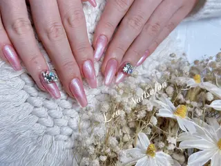 セミロング カラー ネイル Le’a NailSalonのネイルデザイン