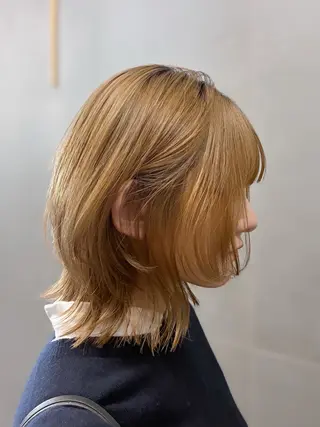 ミディアム 田中 鈴乃／ボブレイヤーのヘアスタイル