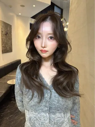 ロング カラー 中韓🇨🇳🇰🇷 🤍TAKAHIROのヘアスタイル