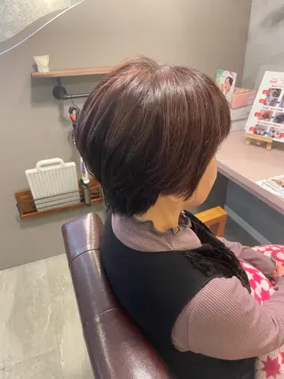 ショート hair make echo滿木あい花のヘアスタイル