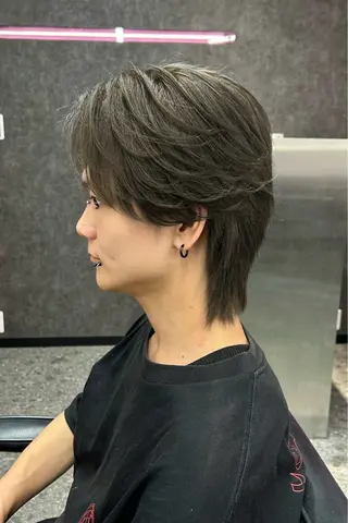 ショート カラー メンズ メンズスタイリスト 前田雄輝のヘアスタイル