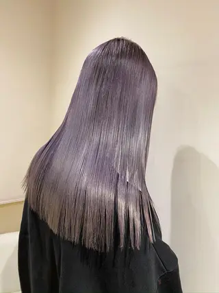セミロング カラー レイヤー×艶髪特化 マネージャー安藤光司のヘアスタイル