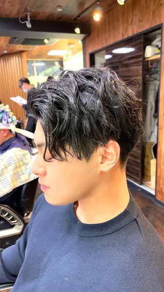 ショート メンズ 高橋 流耀のヘアスタイル