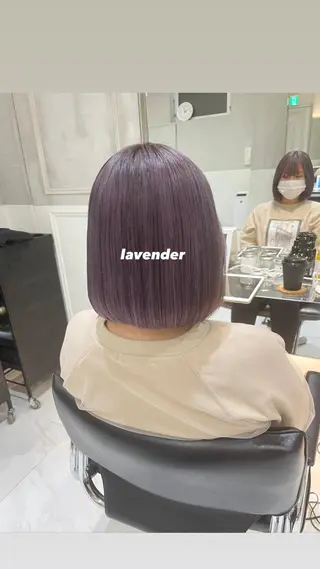 ショート カラー ヘアアレンジ MAYU/上質ハイト ーン/レイヤーのヘアスタイル