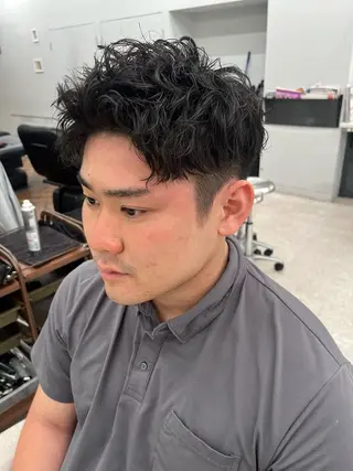 パーマ メンズ 🍐シャドウパーマ メンズ特化/守岡🍐のヘアスタイル