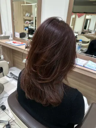 セミロング 💐 中川 美怜 💐のヘアスタイル