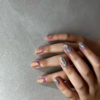 ネイル soa.Aika 自爪育成のネイルデザイン