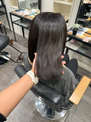 ミディアム カラー 艶髪レイヤー上田 紗也🇰🇷💗のヘアスタイル