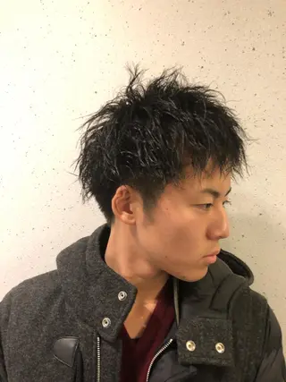 ショート パーマ メンズ HEARTS和田 ひかりのヘアスタイル