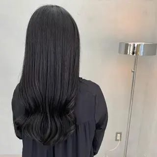 ロング カラー 吉田 夢のヘアスタイル