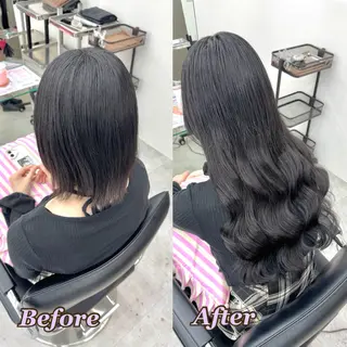 ヘアメ🎀推しカラー 🥣横浜/しほ🧸のヘアスタイル