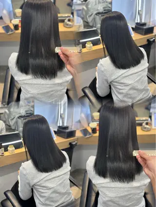 セミロング leo/ロング／ レイヤーカット⛈️のヘアスタイル