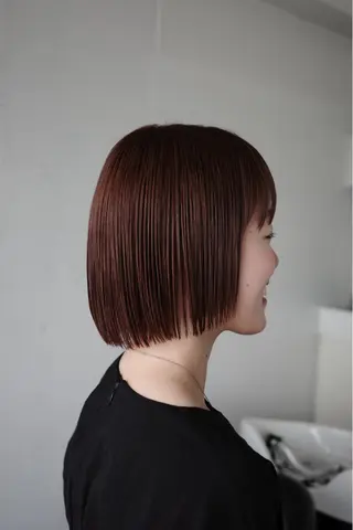 ショート カラー 髪質改善/縮毛矯正/ 透明感カラーYUMAのヘアスタイル