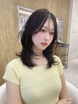 セミロング カラー トレンド×デザイン DEAN岡崎店のヘアスタイル