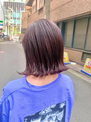 カラー 酸性ストレート/ブリ ーチなし/中村 匠のヘアスタイル
