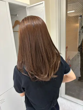 セミロング Ayano🎀似 合わせ×透明感🎀のヘアスタイル