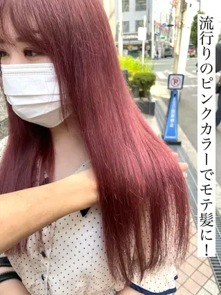 ロング カラー ヘアアレンジ 美髪矯正・レイヤー 倉友哉のヘアスタイル