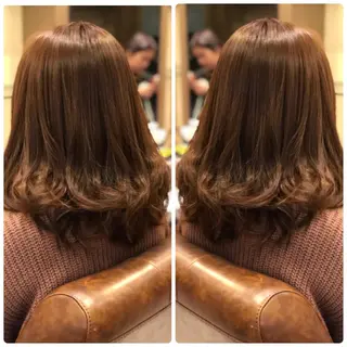 ミディアム カラー 小山内 龍一郎 店長のヘアスタイル