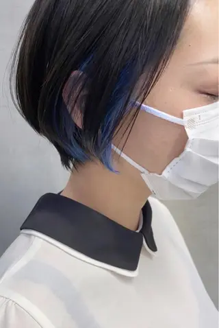 ショート カラー ブリーチダブルカラー 【koide】のヘアスタイル