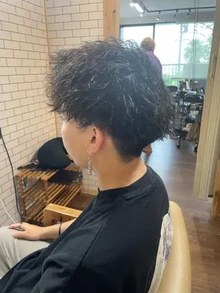 パーマ メンズ 髪質改善カラー💛 NANOHAのヘアスタイル