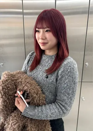 セミロング YUIMARL岡山店 HONOKAのヘアスタイル