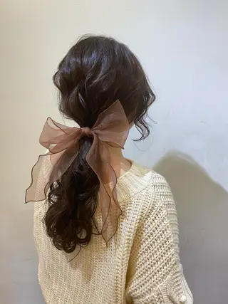 セミロング 顔周りカット・相談 レイヤーも◎しずくのヘアスタイル