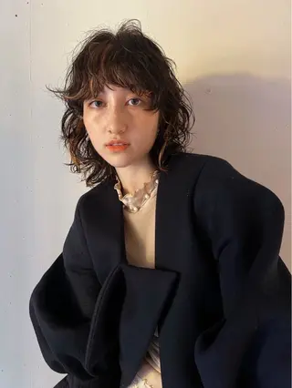 セミロング 竹下 浩一のヘアスタイル