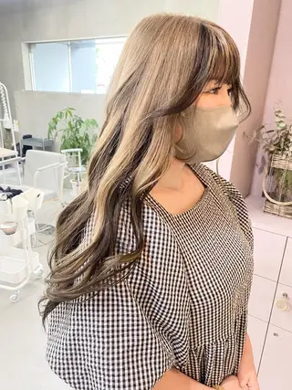 ロング カラー 前橋 姫奈のヘアスタイル