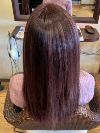 ロング カラー yuzuki 【北谷】のヘアスタイル