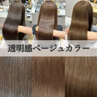 ロング カラー 立川 🫧 ブリーチ 艶髪カラー🧸✨️のヘアスタイル