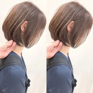 ショート 横浜ブリーチムラ直し ハイトーン/ブリーチのヘアスタイル