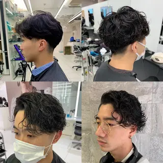 パーマ メンズ メンズ特化フェード パーマ小林裕史のヘアスタイル