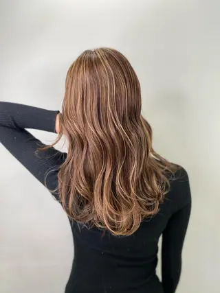 ロング カラー opus 店長大和 レイヤー/赤み消しのヘアスタイル