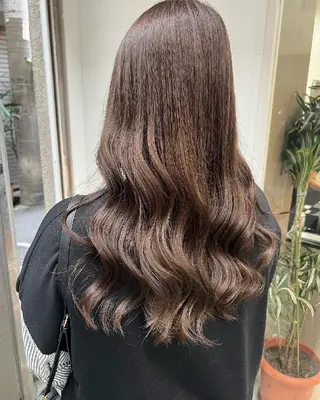 カラー 暖色🍎透明感カラー 🩵小林かりんのヘアスタイル