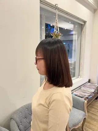 ミディアム LORAN 寺田のヘアスタイル