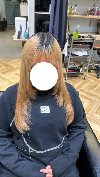 セミロング 渋谷 みゆのヘアスタイル