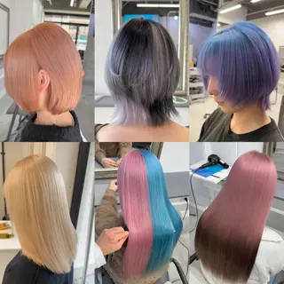カラー ブリーチ特化美容室 ☆selene☆のヘアスタイル
