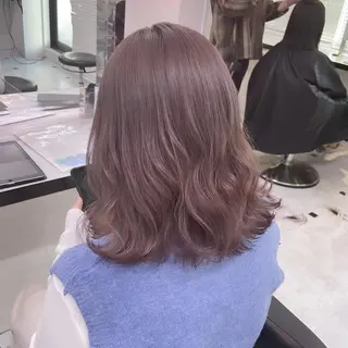 セミロング カラー 🩰透明感カラー♡ UTA🩰のヘアスタイル