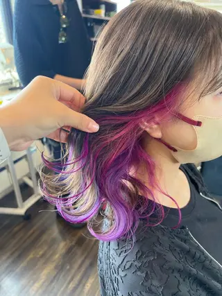 セミロング カラー 🌿‬ ܸAir 透明感🌱西村知佳のヘアスタイル