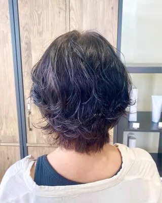 ミディアム パーマ 太田 未来のヘアスタイル