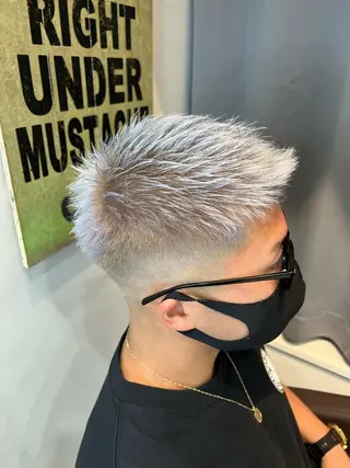 ショート カラー メンズ 💈men's💈 satoru中目黒のヘアスタイル