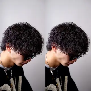 パーマ メンズ 渋谷/メンズパーマ 大岡拓海のヘアスタイル