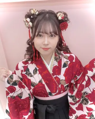 ミディアム ヘアアレンジ lien ヒジリのヘアスタイル