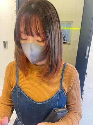 ミディアム カラー hisano / ハイトーン･透明感のヘアスタイル