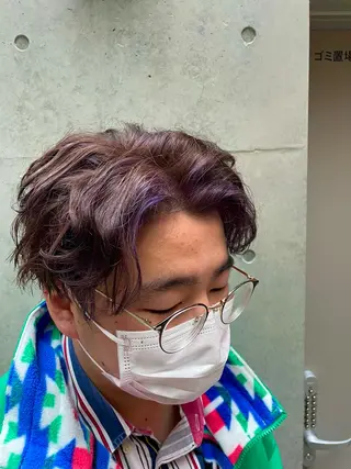 ショート カラー ヘアアレンジ メンズ 高橋廉治 (タカハシレンジ)のヘアスタイル