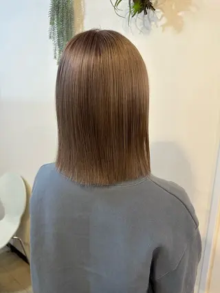 カラー Sherry/R 三川町　木村祐里奈のヘアスタイル